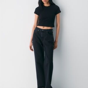 HomeStretch™ Rib Crew Waist T-Shirt